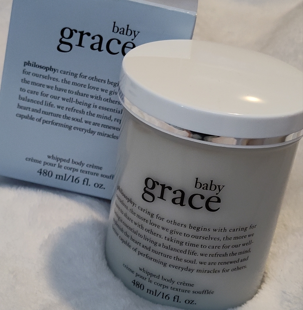 NWT! Philosophy Baby Grace Whipped Body Creme 16oz